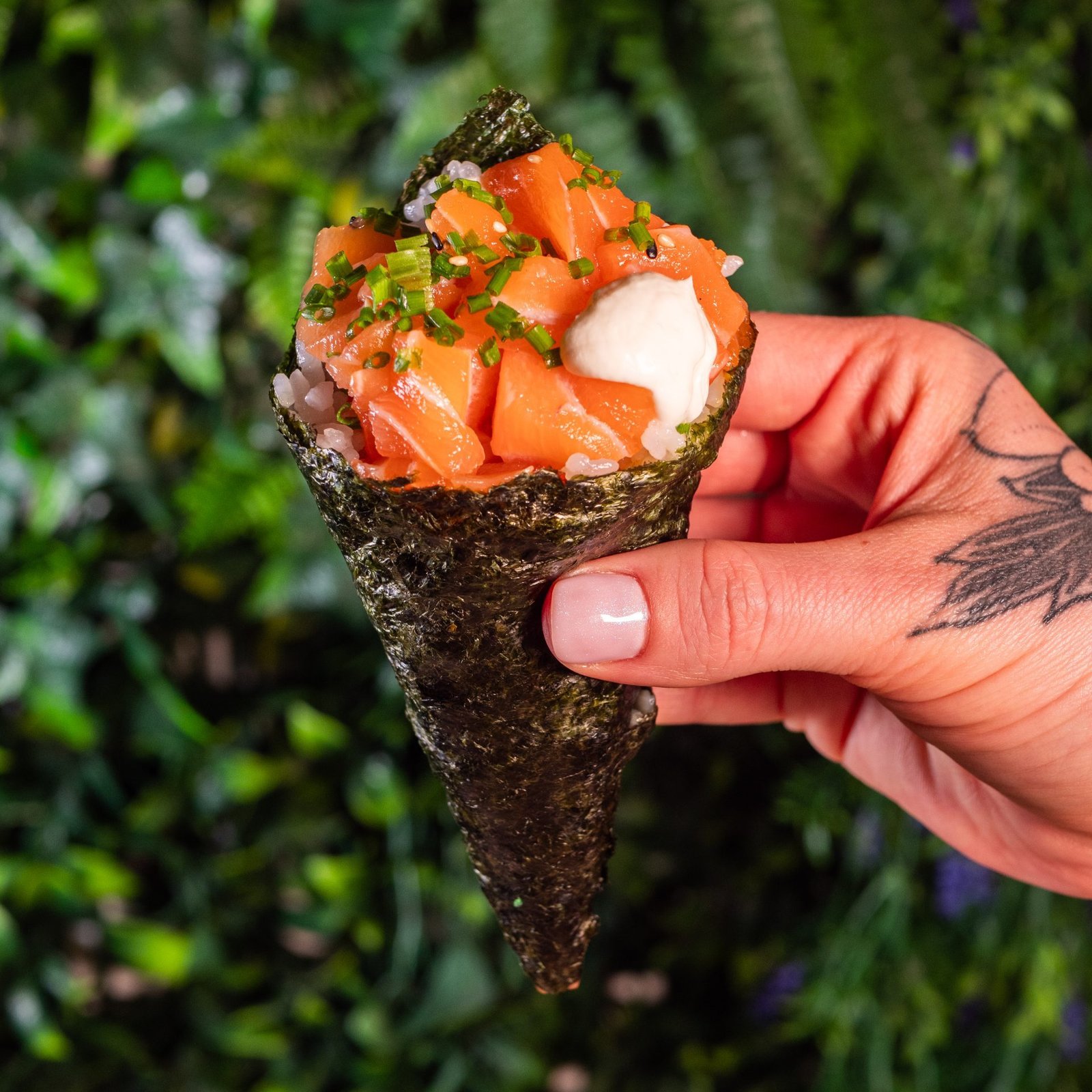 Temaki Salmão Filadelphia