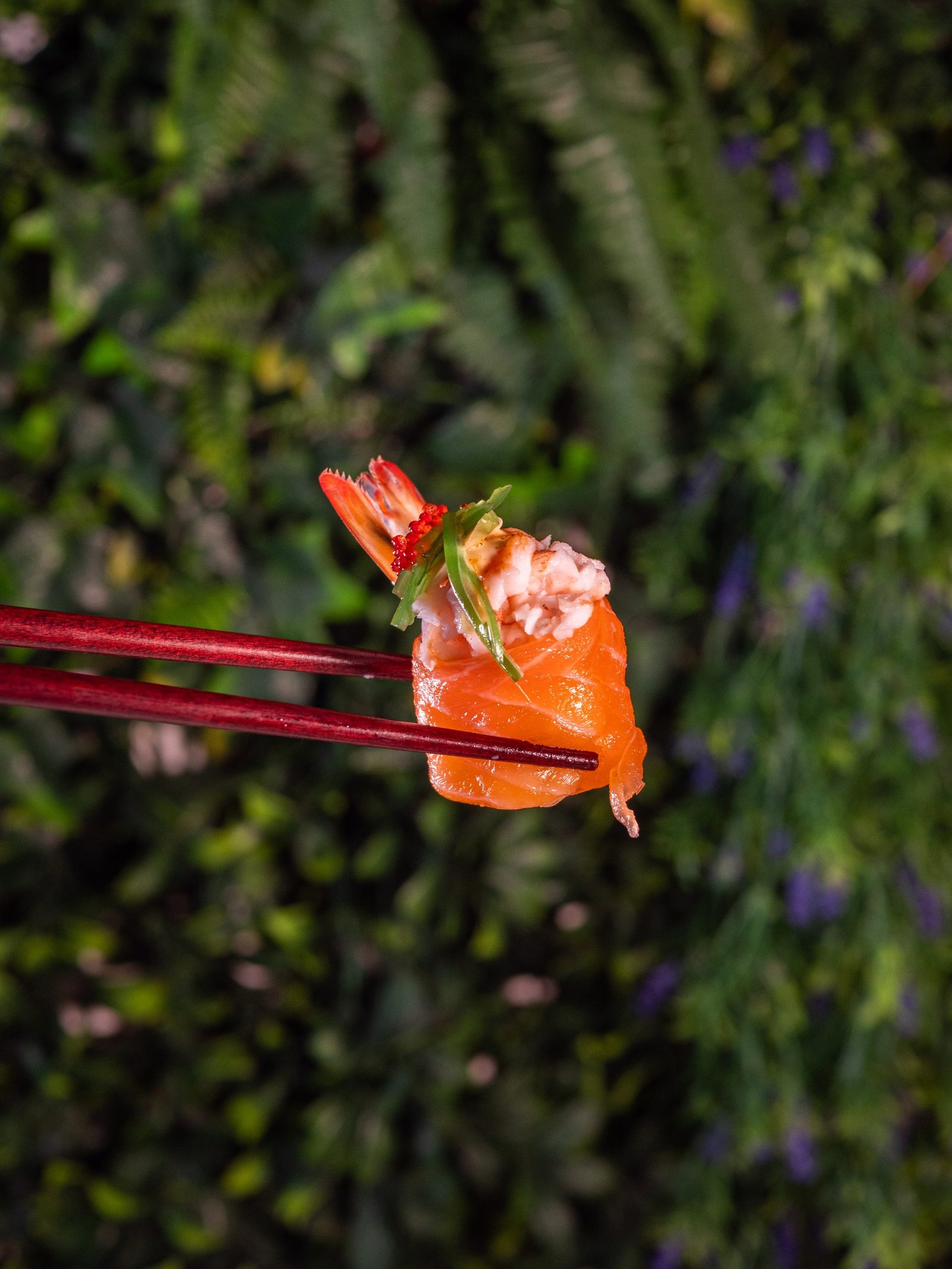 Gunkan Salmão e Camarão – 4 Pcs