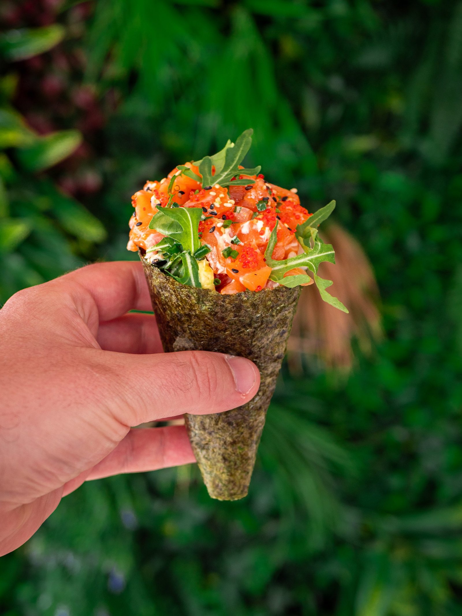 Temaki Salmão Spicy